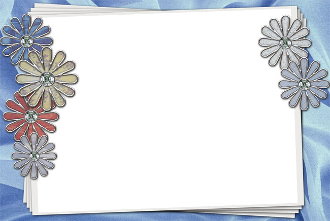 фотошоп рамка с цветами
